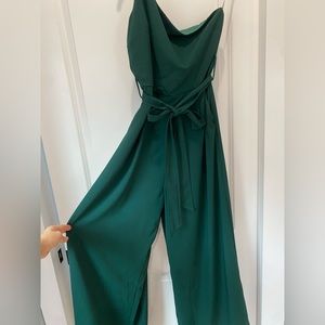 Petal and Pup - Leyton Jumpsuit - Emerald - size 8